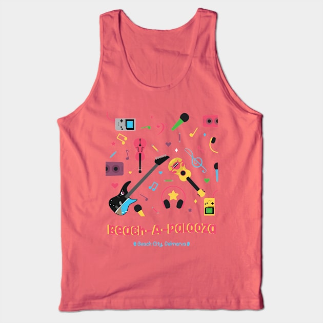 Beach-A-Palooza Concert Tank Top by Avengedqrow